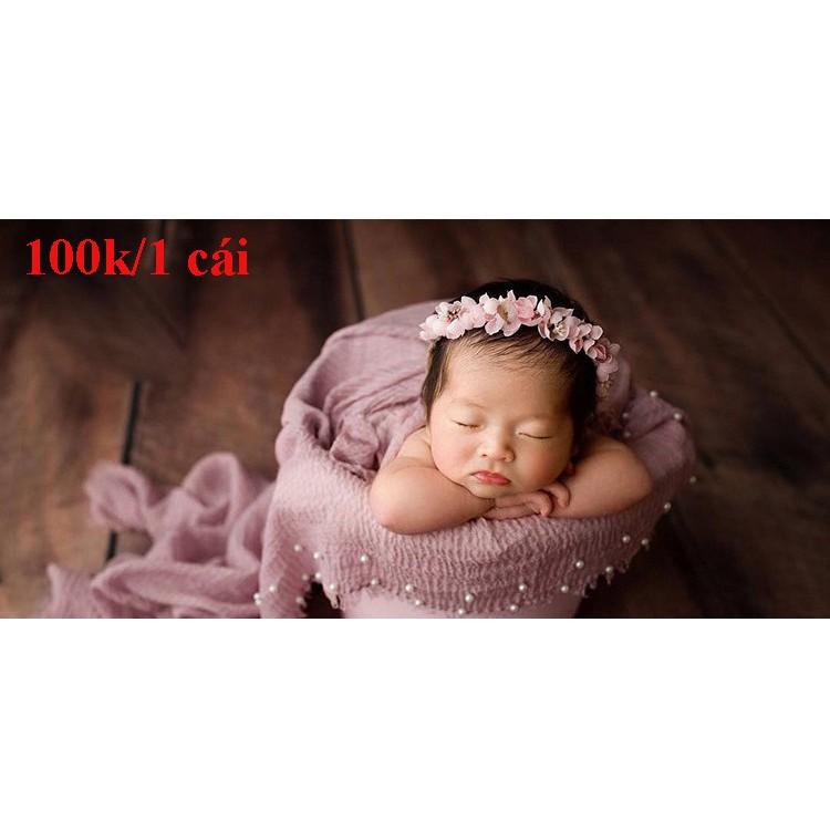 Khăn quấn chụp ảnh mềm mại và xinh xắn cho bé sơ sinh