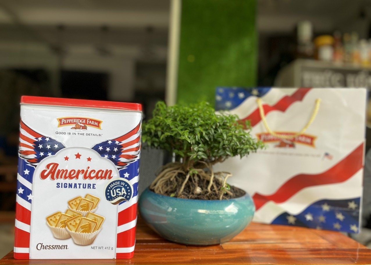 Bánh quy Pepperidge Farm American Signature Hộp Thiếc 412g