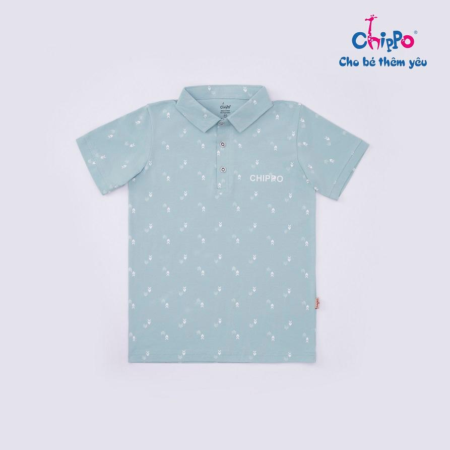 Áo Polo Chippo cho bé trai chất liệu 100% Cotton áo thun sơ mi đi học cho bé từ 11 đến 14 tuổi (34-50Kg)