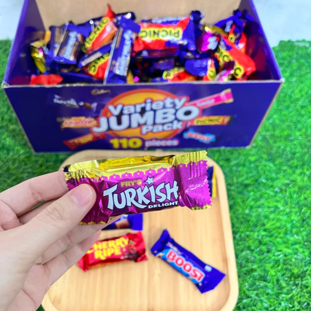 Socola thanh Cadbury Variety Jumbo hợp 6 vị 1.56kg Úc - Giúp bổ sung dinh dưỡng, khoáng chất và năng lượng - OZ Slim Store
