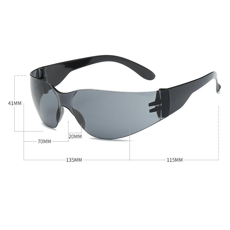Kính râm mới đi xe đạp kính thể thao ngoài trời Kính kính chắn gió kính bảo hộ unisex Color: I3