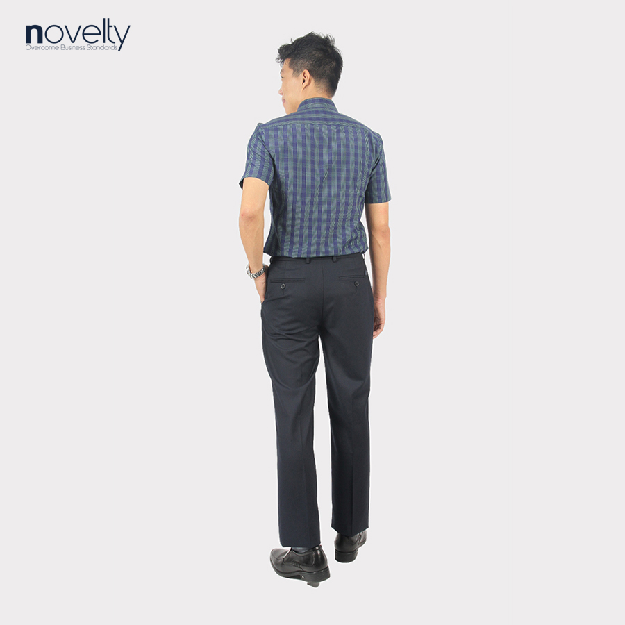 Áo sơ mi nam ngắn tay Novelty Regular fit caro lớn NSMMCLMTCR220931N