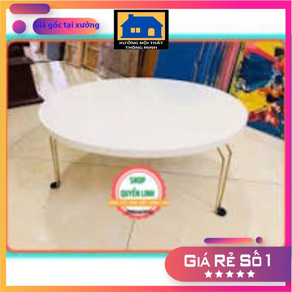 Bàn tròn, bàn trà chân gấp gọn nhiều mầu kích thước phi 60*60*28cm GIÁ XƯỞNG️ ️