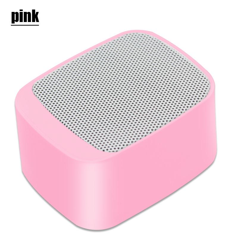 Universal Wireless Mini Bluetooth Loa ngoài trời Audio Audio Small Universal Wireless Loa cho máy tính điện thoại di động PC máy tính xách tay Color: Pink