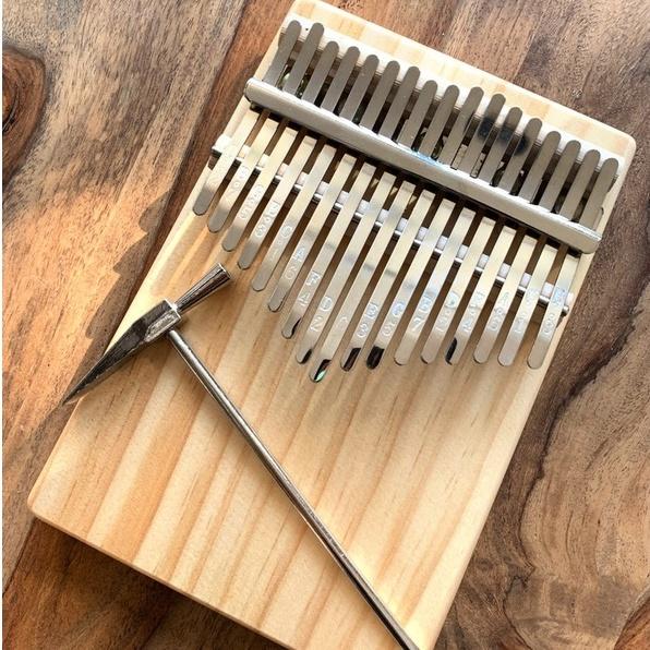 Đàn Kalimba 17 phím gỗ thông nguyên khối K129