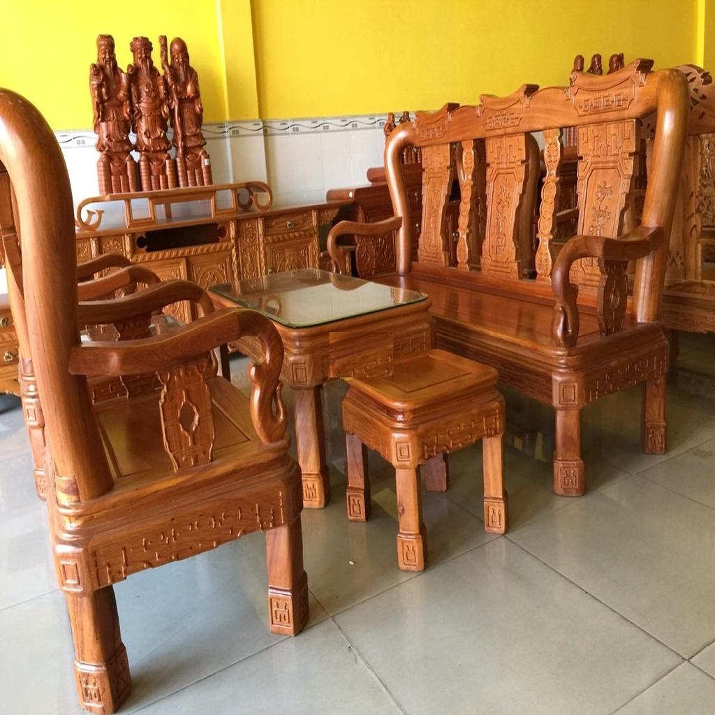 Bộ Bàn Ghế Minh Quốc Triện Gỗ Gõ Đỏ