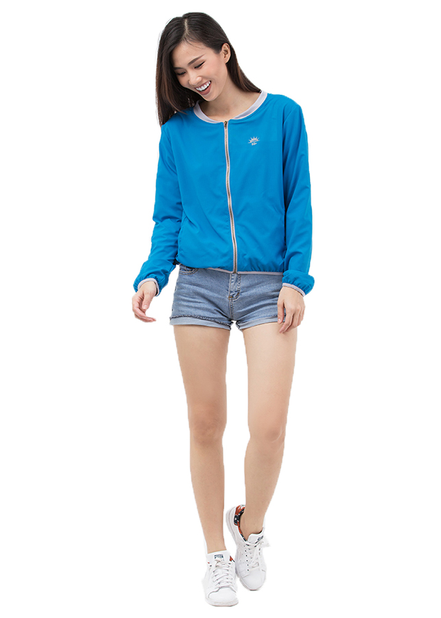 Áo khoác nữ chống nắng UPF50+ Blue Zigzag JAC00302 tặng khẩu trang lớn trị giá 129k