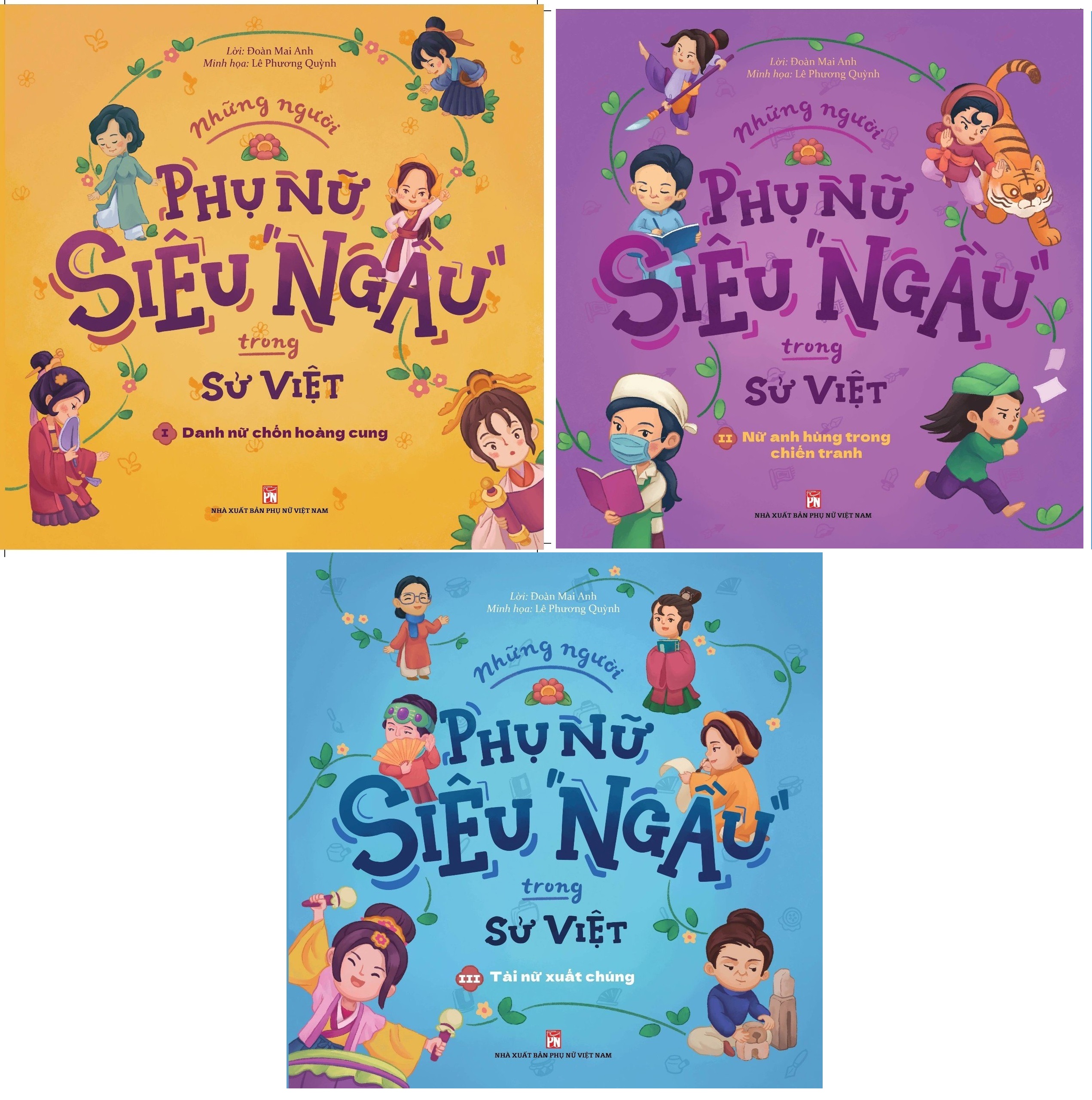 Bộ sách Những người Phụ nữ ngầu trong sử Việt