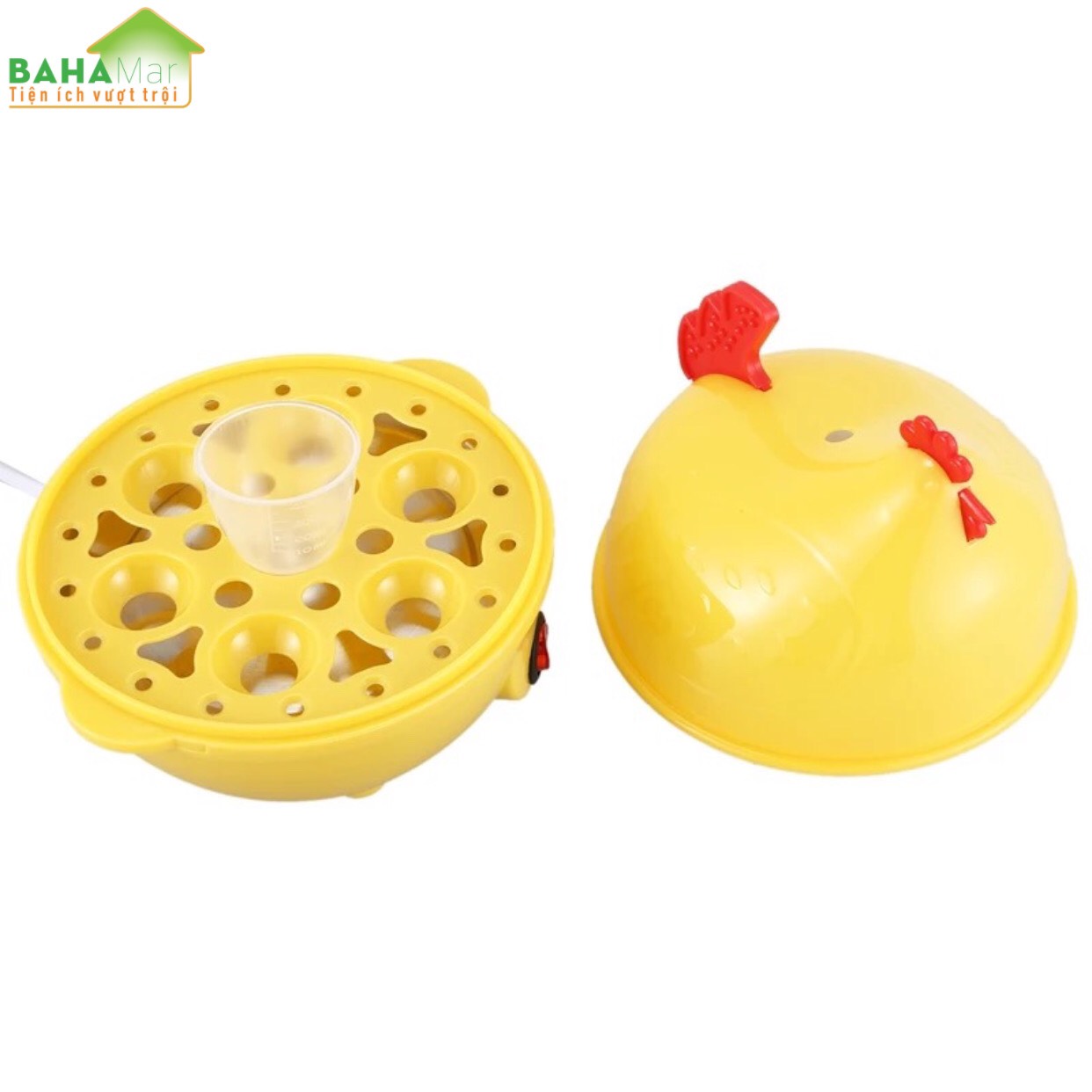 NỒI HÌNH GÀ MÁI HẤP TRỨNG KIỂM SOÁT NHIỆT ĐỘ TỰ ĐỘNG TẮT KHI CHÍN "BAHAMAR" luộc hấp trứng nhanh gọn an toàn