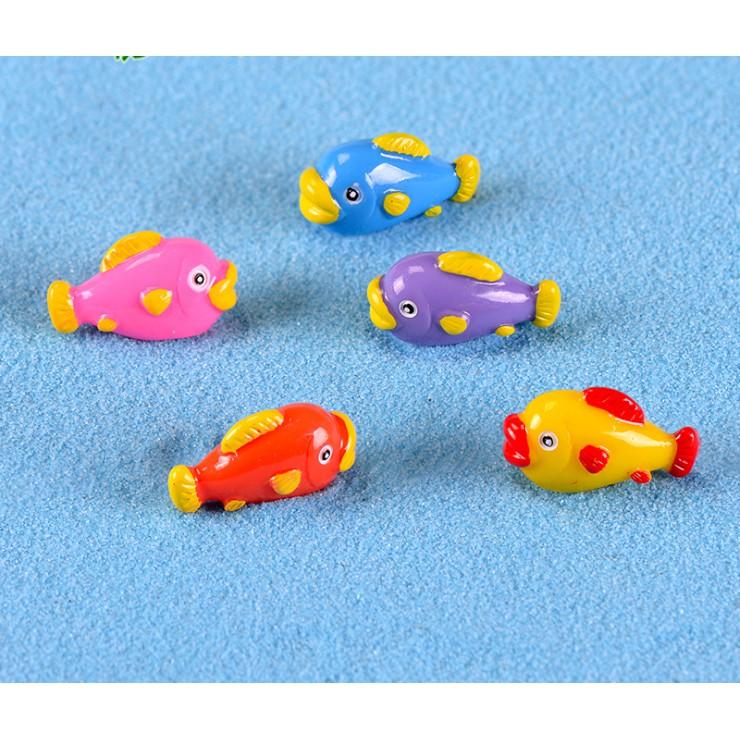 Combo 02 mẫu mô hình cá biển Địa Trung Hải trang trí tiểu cảnh, bonsai, thủy sinh, DIY