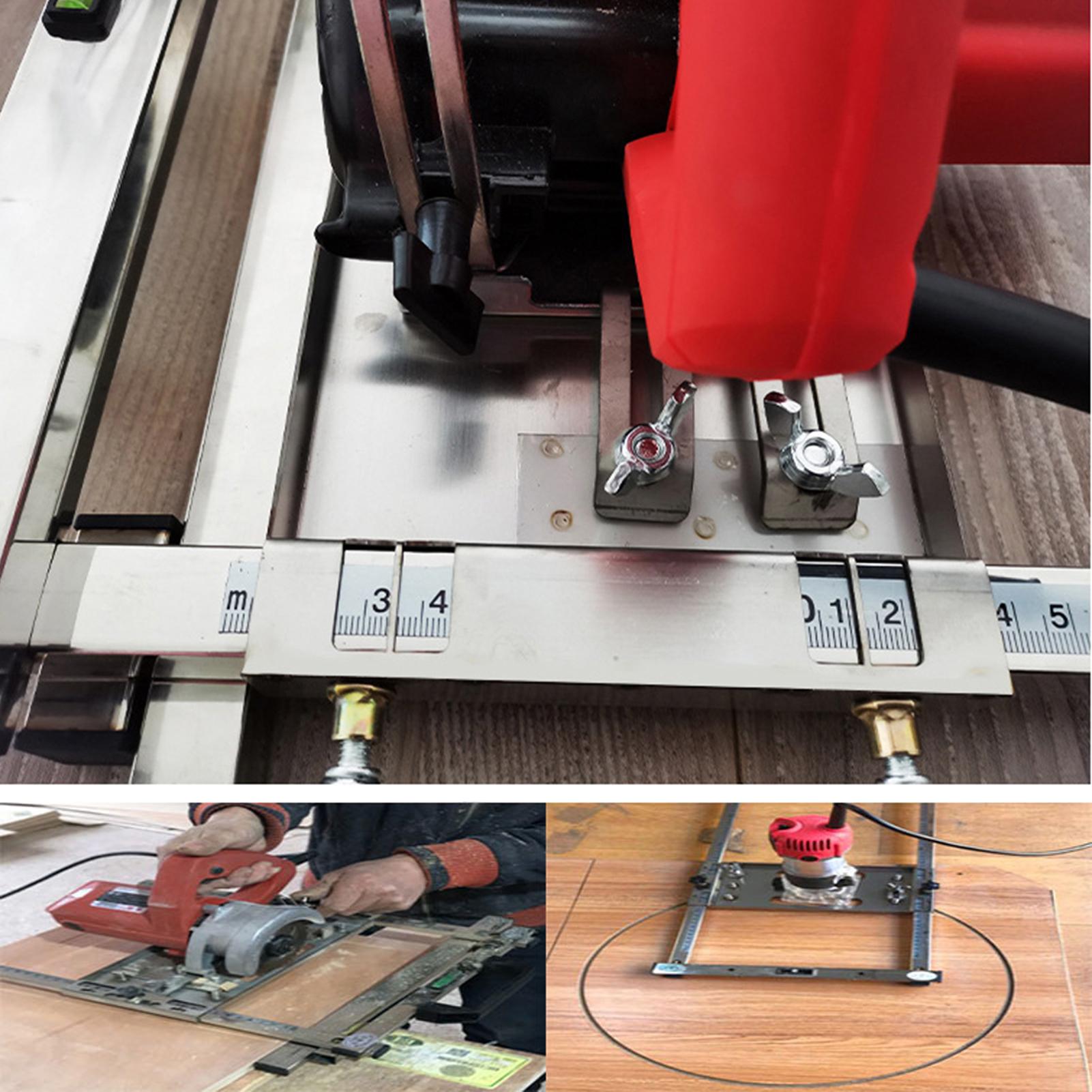 Multifunction Electricity Circular Saw Trimmer Machine Guide Positioning Cutting Board Tools Woodworking Router