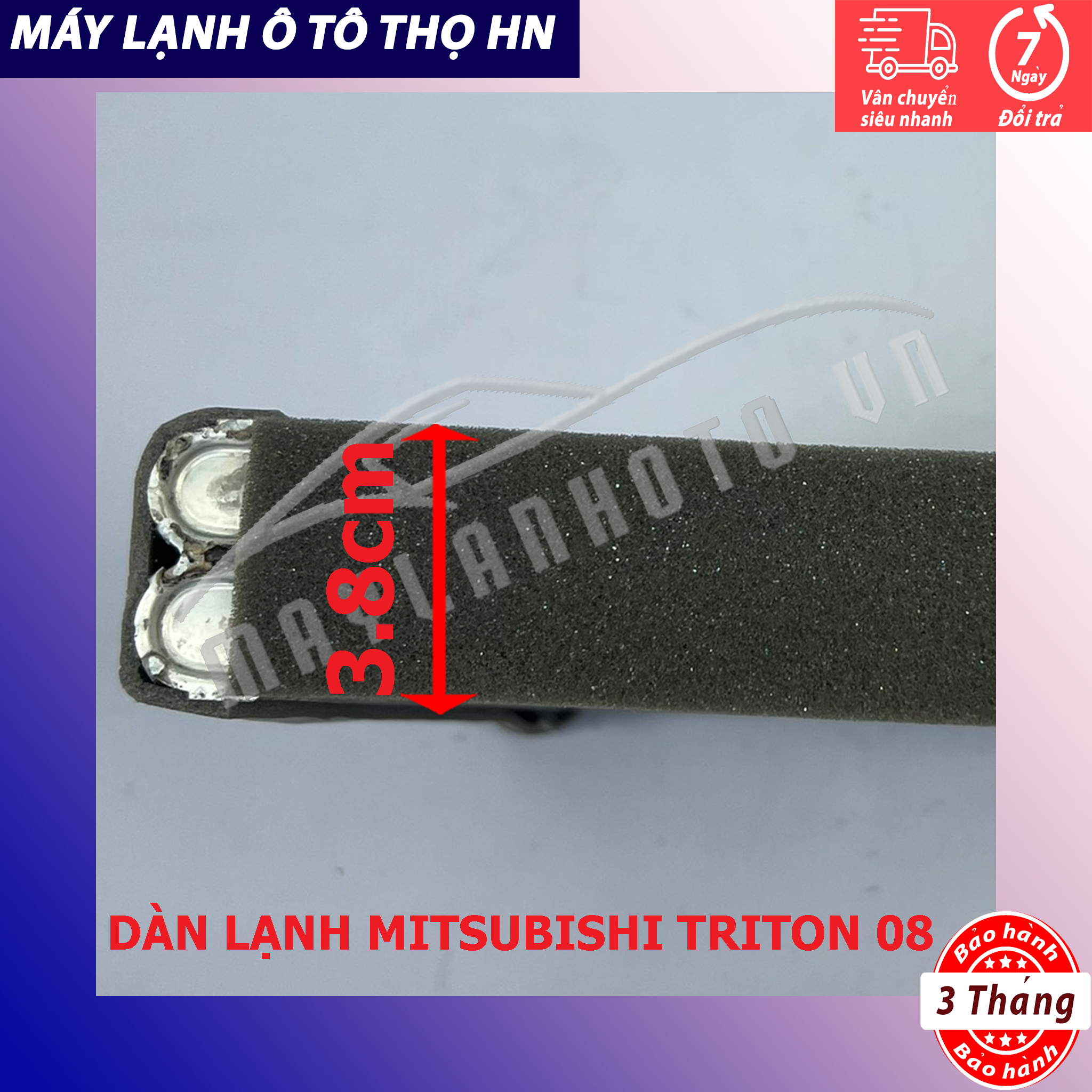 Dàn (giàn) lạnh Mitsubishi Triton - Pajero Sport 2008 2009 2010 2011 2012 2013 2014 Hàng xịn Thái Lan 08 09 10 11 12 13 14