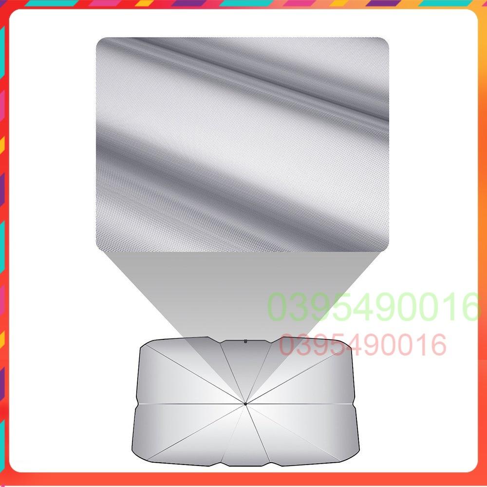Cây Ô che nắng kính lái trước ô tô, Dù chống nắng taplo, loại dày có bao đựng ngăn chặn tia cực tím, bảo vệ nội thất xe
