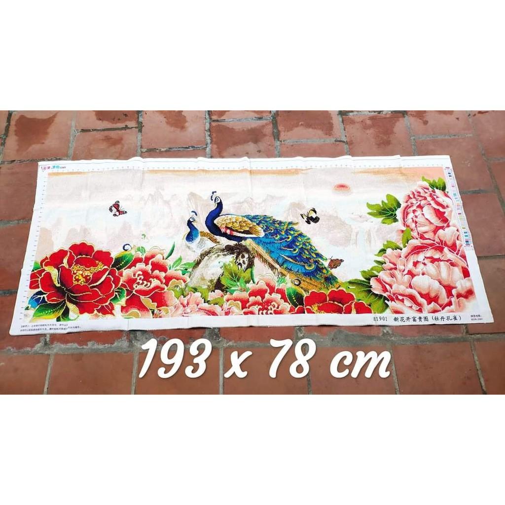 Tranh Thêu Chữ Thập Mẫu Công Phu Thê Viên Mãn Gia Hoà Vạn Sự Hưng 05