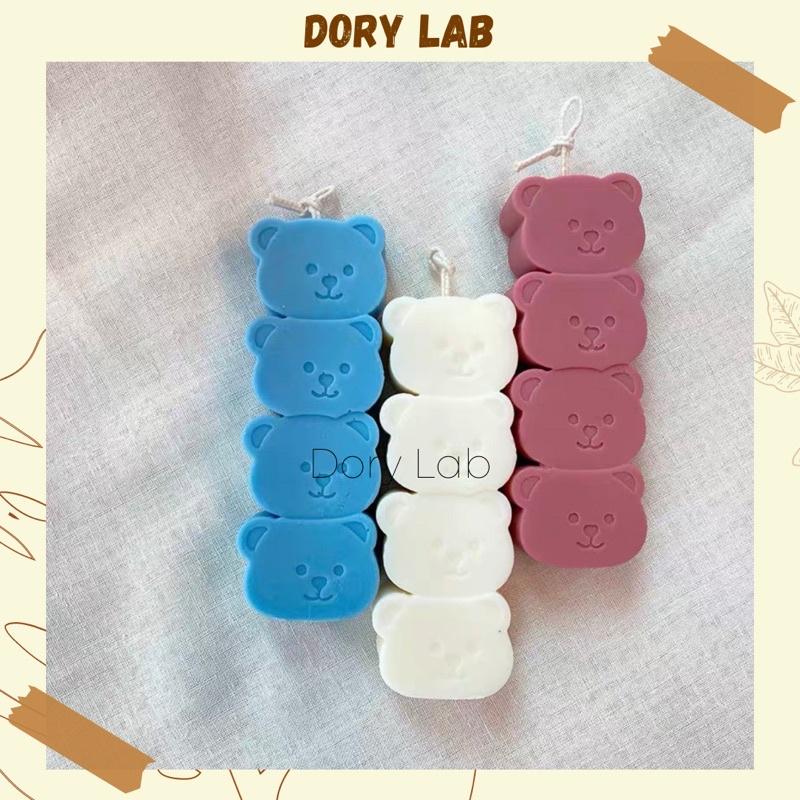 Nến Thơm Cây Hình Gấu Cute Nhiều Màu Sắc, Phụ Kiện Trang Trí - Dory Lab