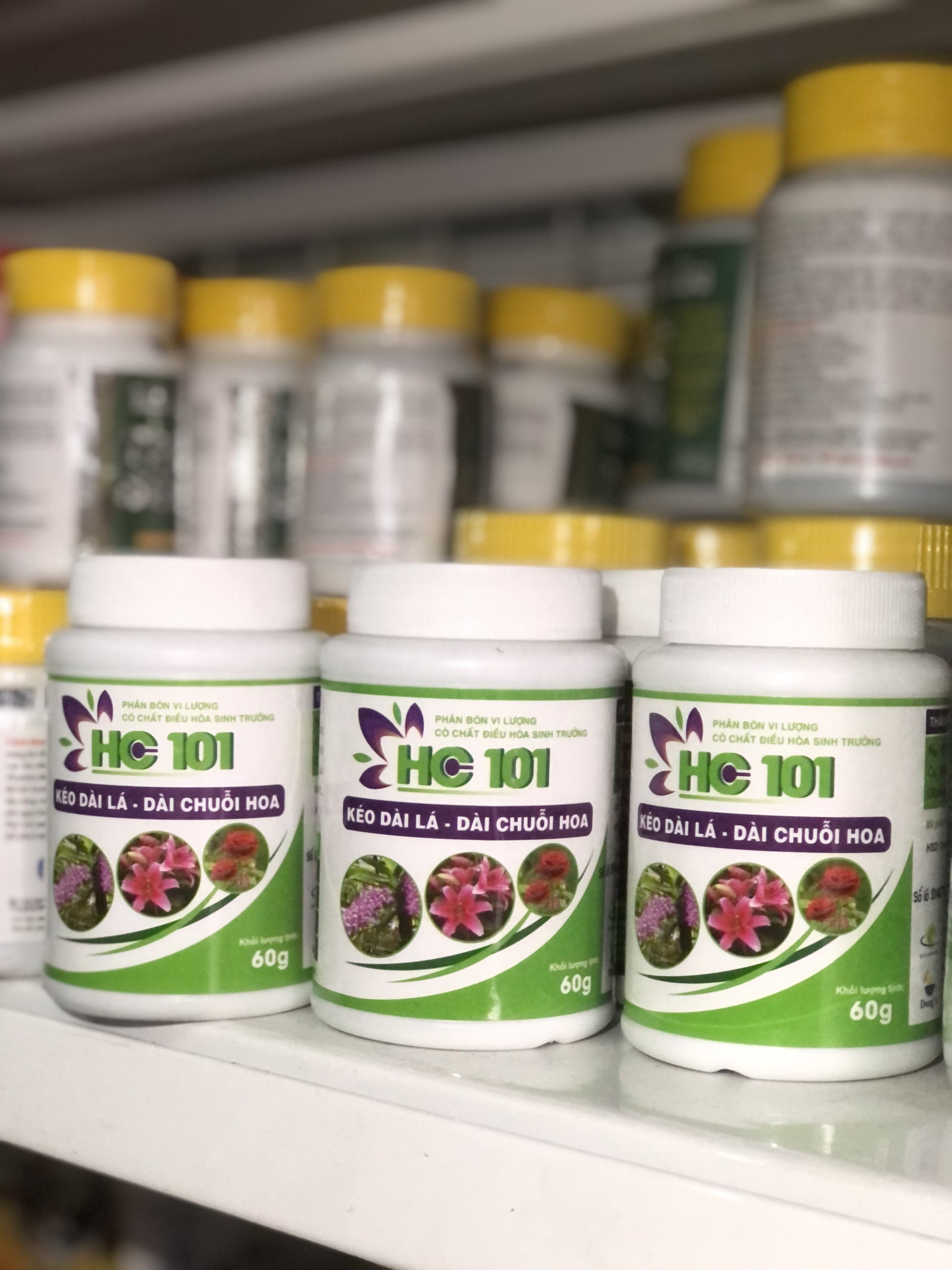 Phân Bón Vi Lượng HC-101 – Kéo dài lá, dài chuỗi hoa-60g