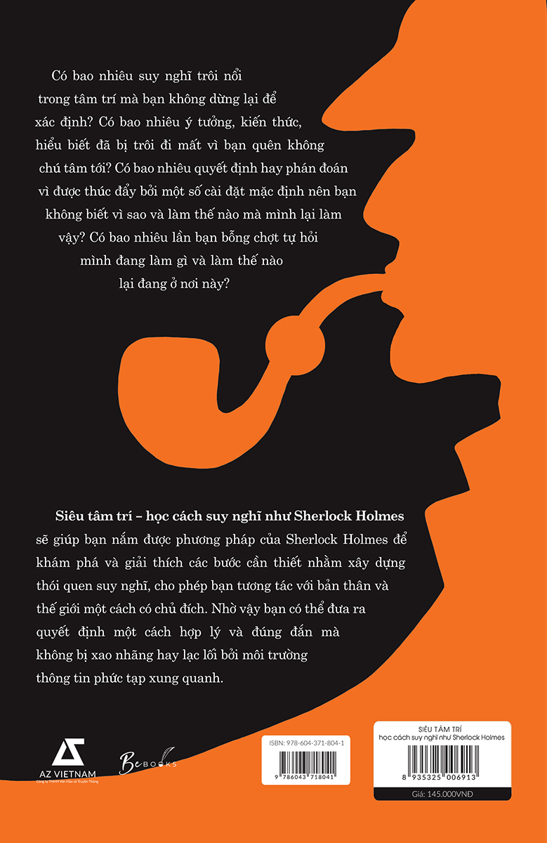 Sách AZ - Siêu Tâm Trí - Học Cách Suy Nghĩ Như Sherlock Holmes