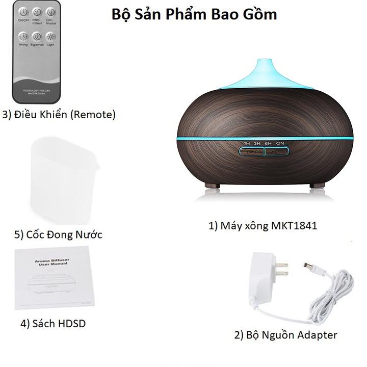 Máy Xông Tinh Dầu Bí Ngô Máy Khuếch Tán Phun Sương Cỡ Lớn 550ML Remote Điều Khiển Làm Thơm Phòng Lọc Không Khí Bụi Bẩn