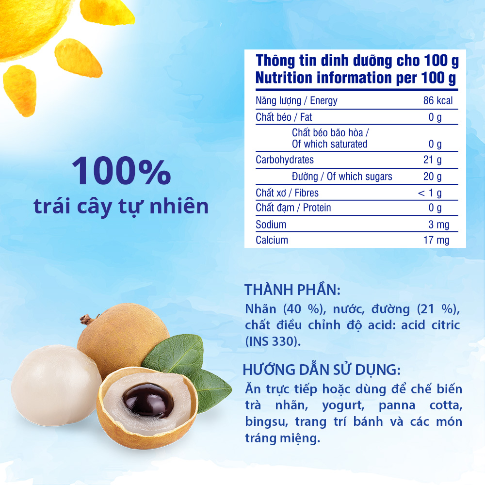 Nhãn Tươi Dole (565g)