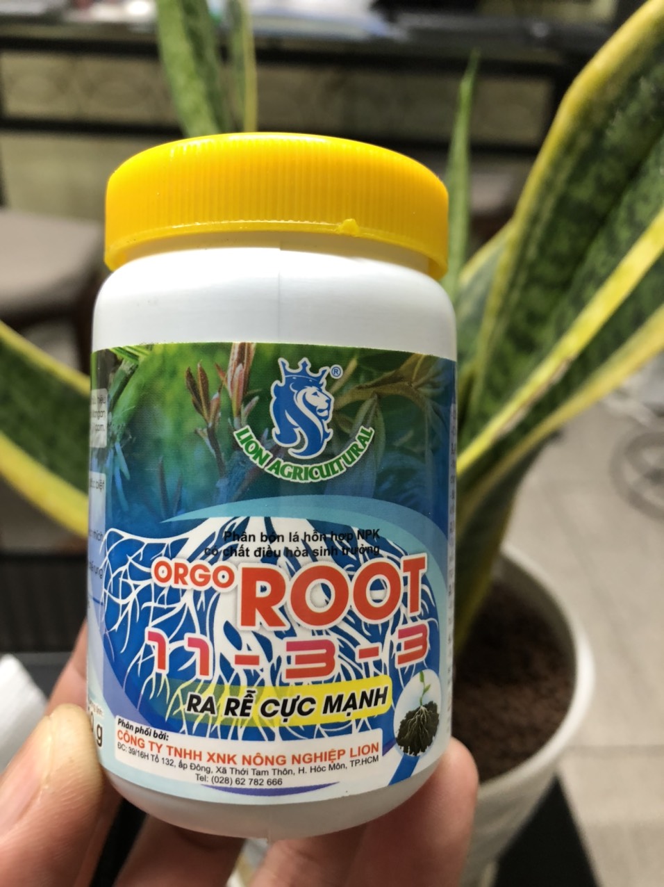 Phân bón kích rễ ORGO ROOT 11-3-3 hũ 100g