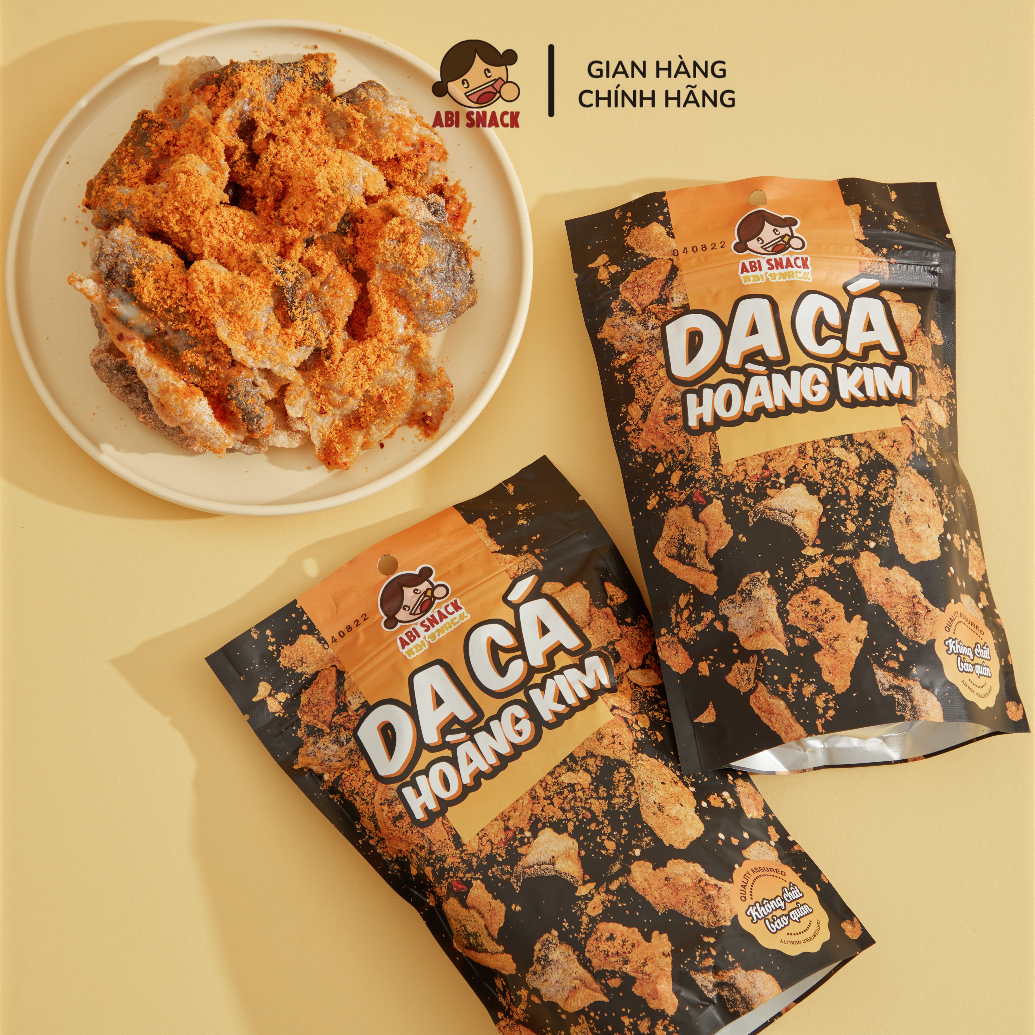 Da Cá Hoàng Kim - Da Cá Trứng Muối ABI SNACK