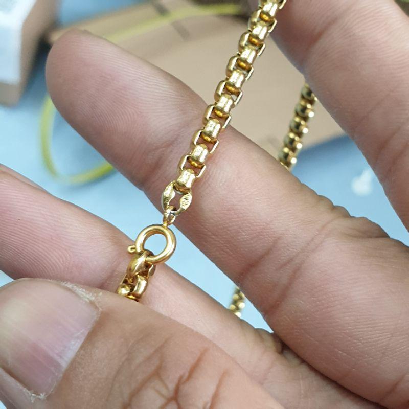 Dây Chuyền Ống Vuông 3MM-7MM Titanium Cao Cấp-Dùng tắm rửa thoải mái