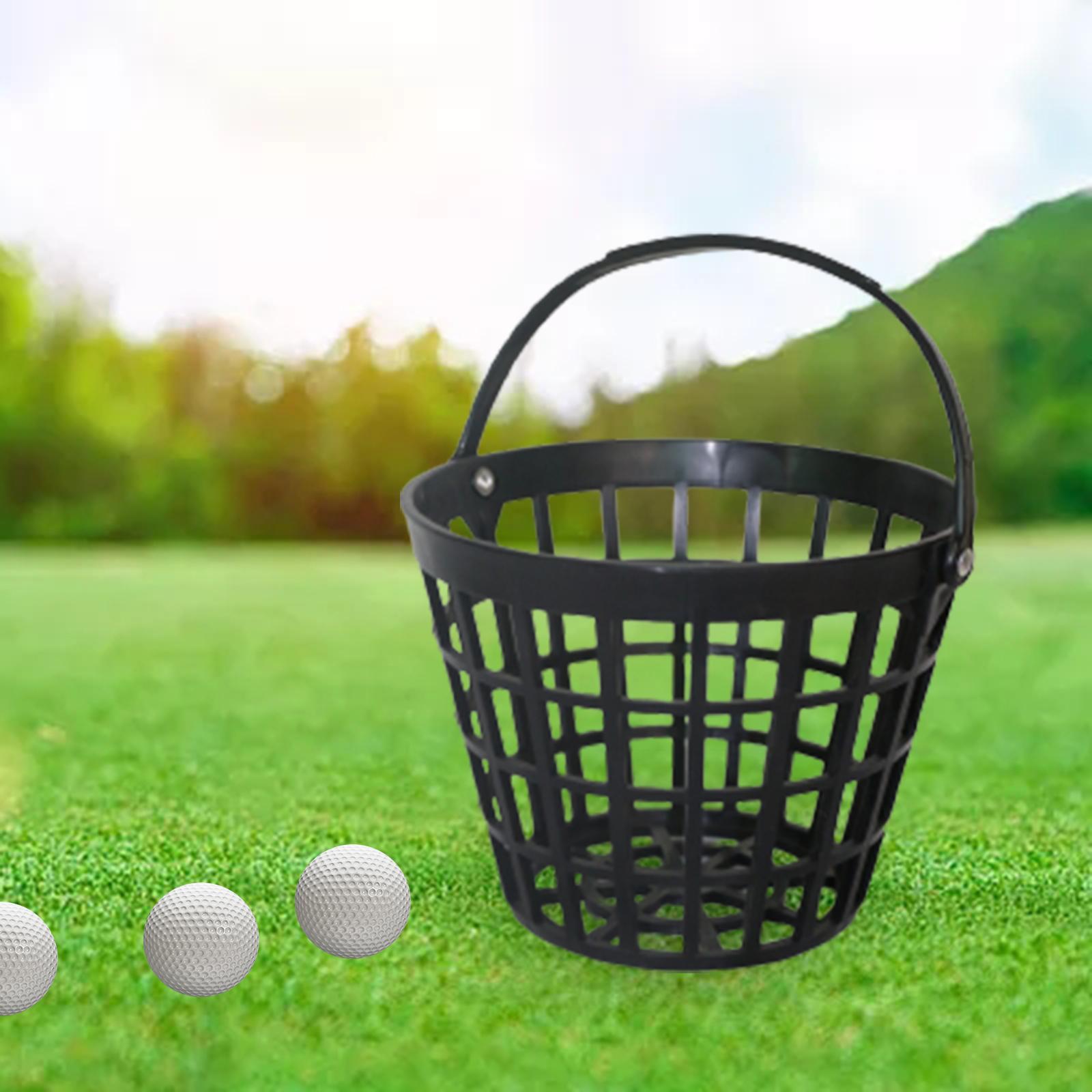 Golf Range Bucket Carrier Golf Ball Holder Portable Display Golf Ball Basket