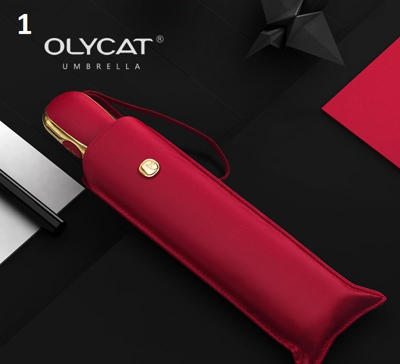 Ô dù siêu nhẹ cao cấp đóng mở tự động OLYCAT che mưa, nắng, chống nắng cực tím UPF50+