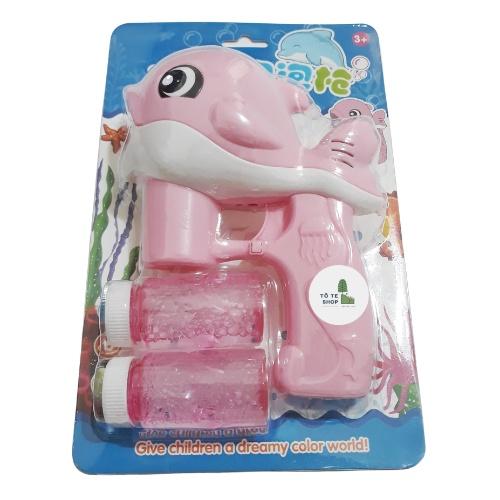 Đồ chơi thổi bong bóng xà phòng hình con cá cho bé, chạy bằng pin hàng loại 1 cực tốt