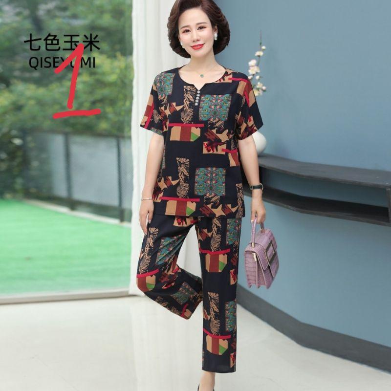 Bộ đồ trung niên nư_bộ mặc nhà trung niên cho bà cho mẹ