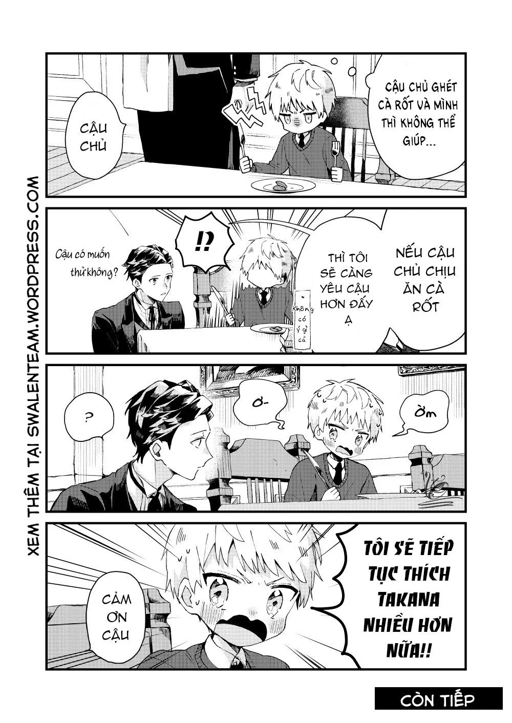 nhóc tóc vàng và chàng quản gia người nhật chapter 1.3 8