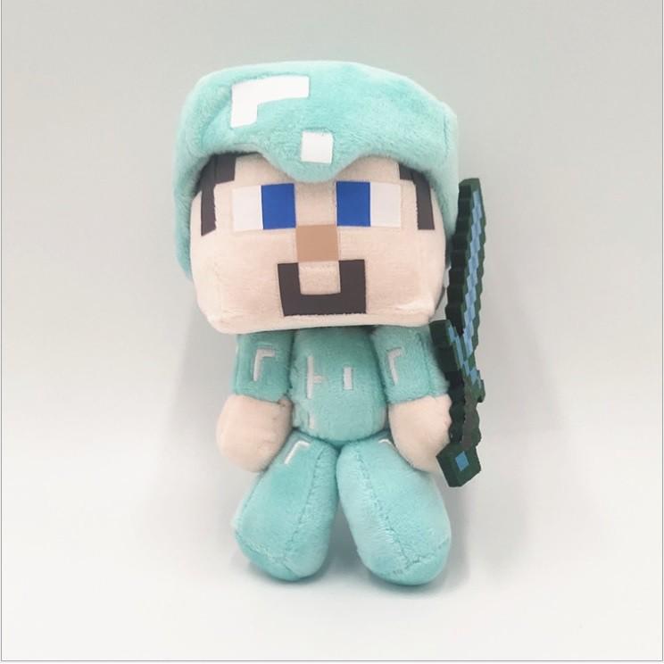 Nhồi bông steve Minecraft 17cm chính hãng Mojang cực đẹp