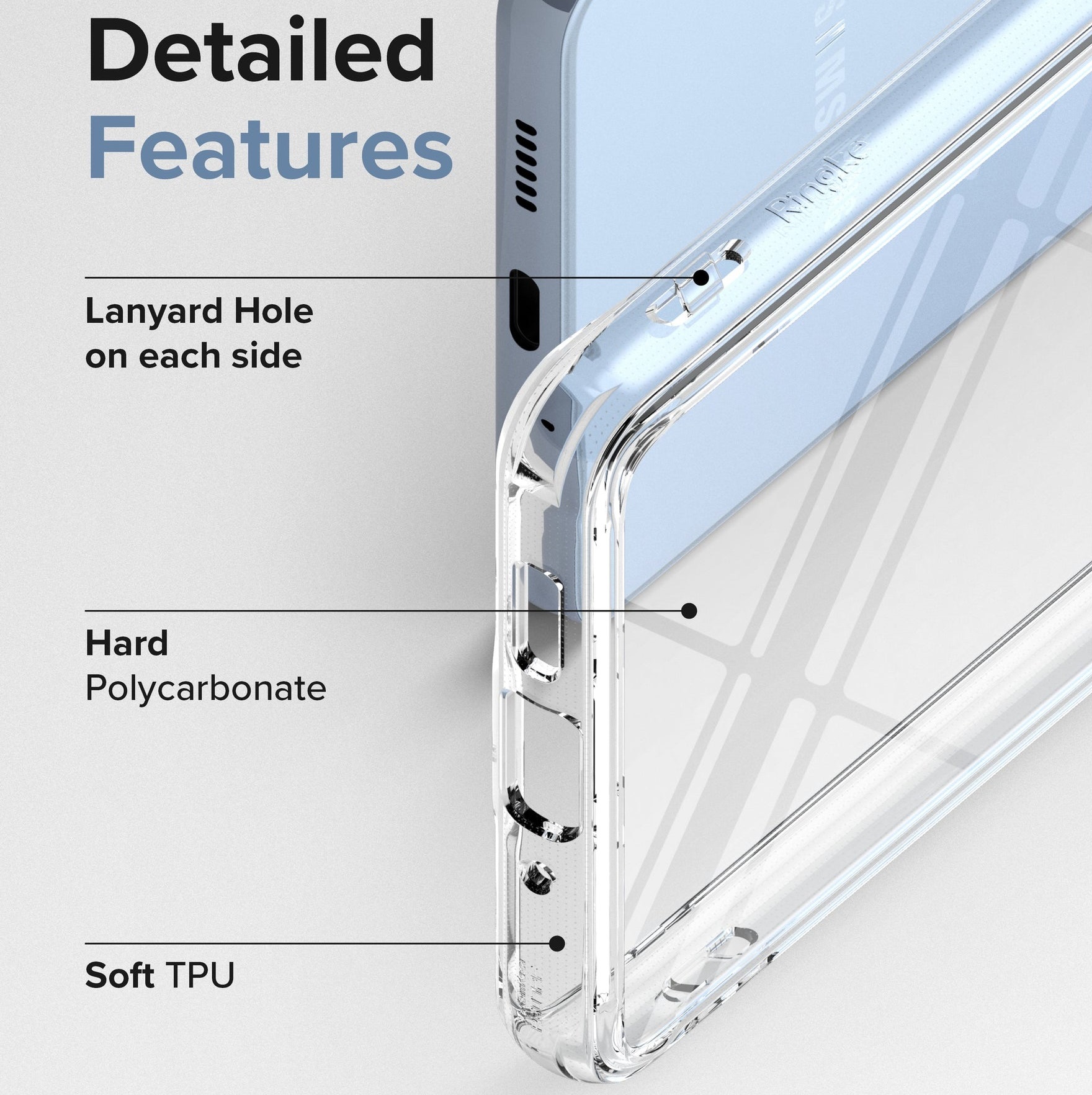 Ốp lưng silicon chống sốc trong suốt cho Samsung Galaxy A73 5G hiệu HOTCASE - Hàng nhập khẩu