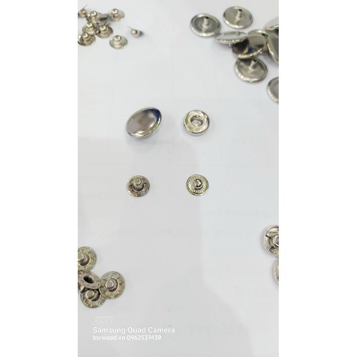 Nút bấm 4 thành phần  Cúc bấm áo khoác Loại 20mm Bằng thau không gỉ Phụ liệu may mặc