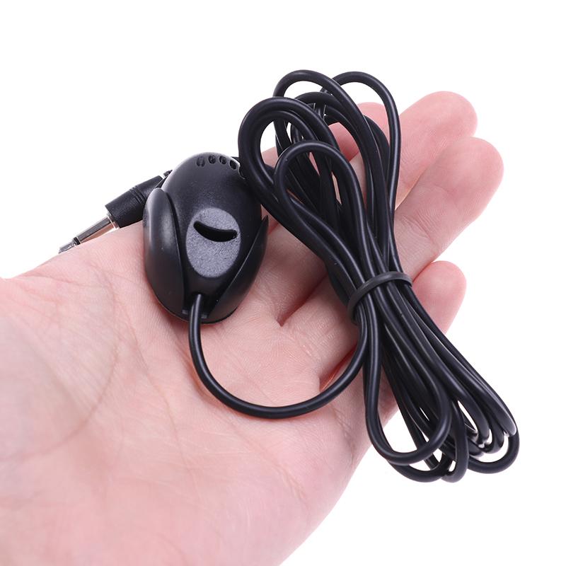 Mini Có Dây 3.5Mm Dán Loại Micro Bên Ngoài Âm Thanh Xe Hơi Mic Cho Laptop DVD Radio Stereo Người Chơi Cuộc Họp Loa