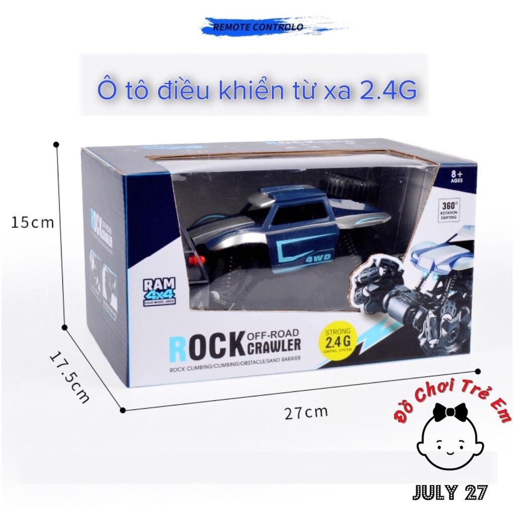 Xe điều khiển từ xa địa hình, ô tô điều khiển từ xa - pin sạc nhiều lần, di chuyển 4 chiều, dễ dàng Drift, (Tặng tô vít)