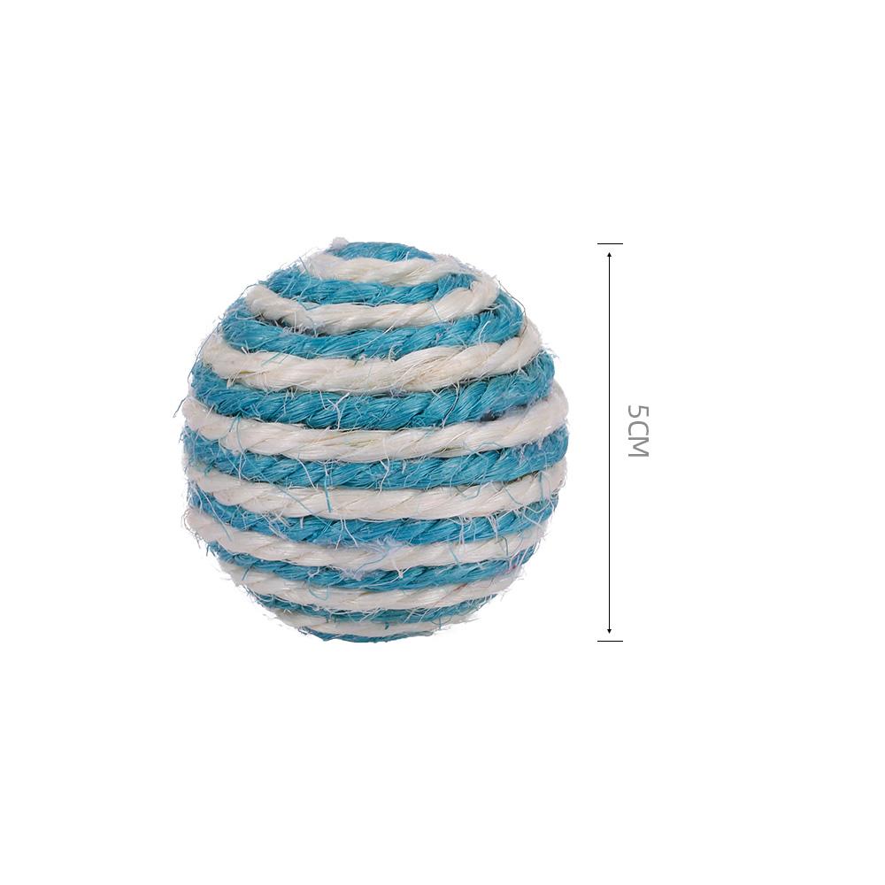 Đồ Chơi Mèo Sisal Ball 5Cm Cat Scratch Nhai Đồ Chơi Tương Tác Cho Mèo Con Mèo