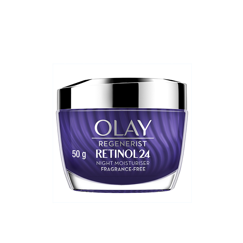 Combo OLAY Ngăn Ngừa Lão Hóa Chiết Xuất Retinol24: Kem Dưỡng Ban Đêm 50g Và Serum 30ml