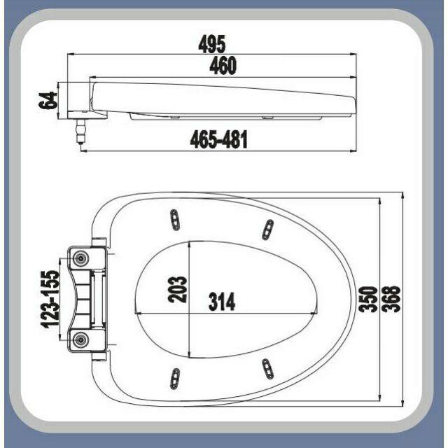 NẮP BỒN CẦU RƠI ÊM HA10 SIÊU BỀN KÈM PK INOX