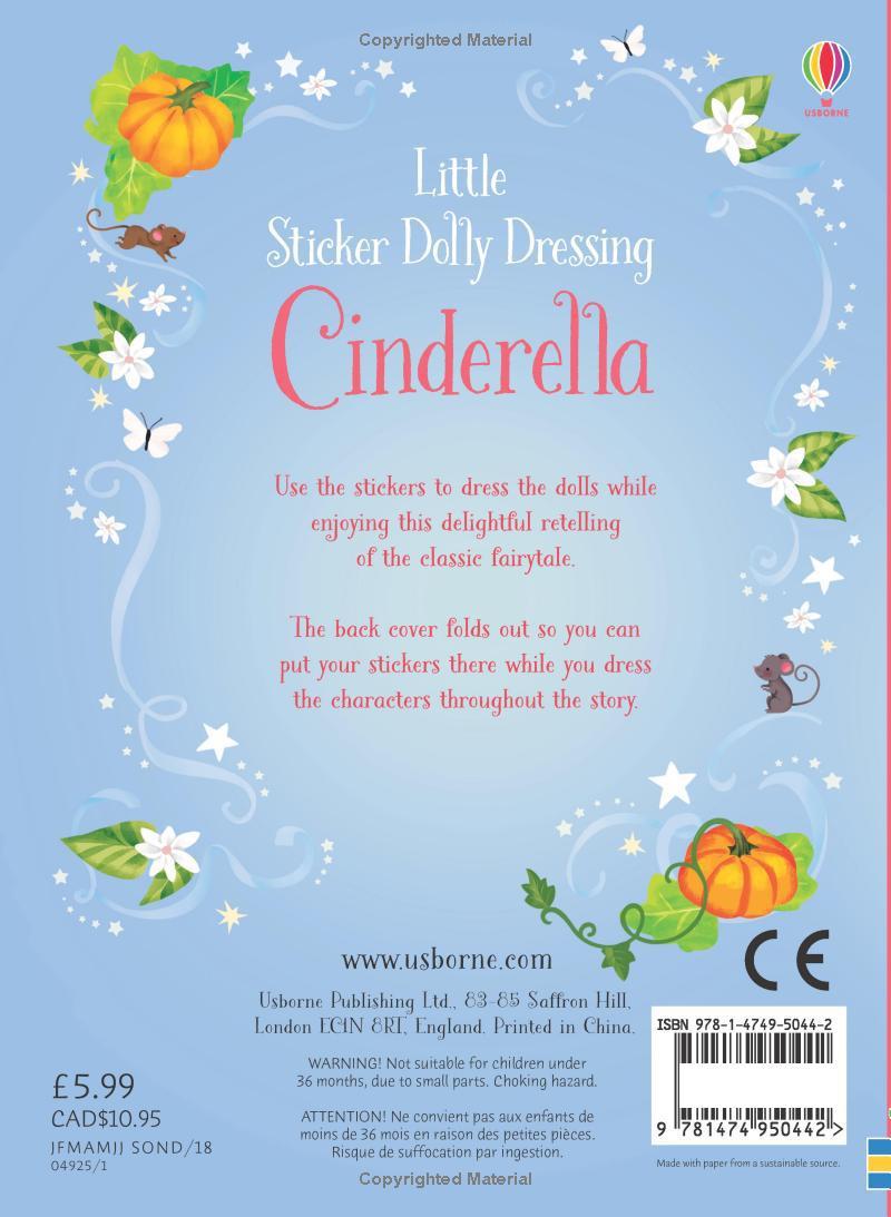 Sách ngoại văn: Little Sticker Dolly Dressing Fairytales Cinderella