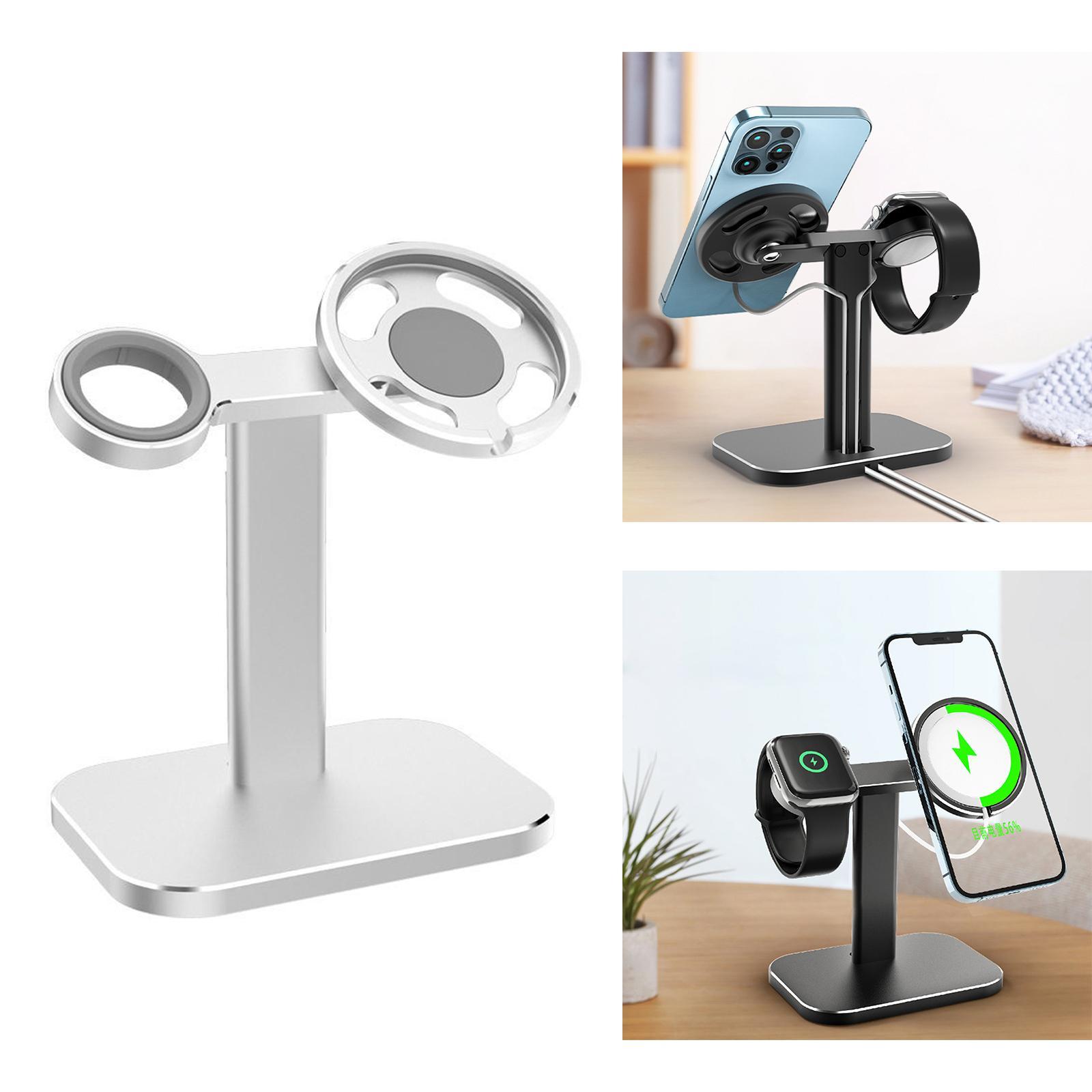 Charger Stand Adjustable Aluminum Alloy for MagSafe for Watch Series