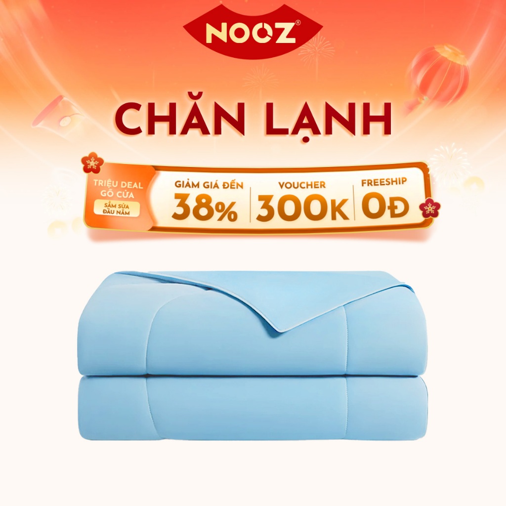 Chăn Lạnh NOOZ Mền Điều Hoà Nhiệt Độ Mùa Hè Siêu Mát Lạnh Lõi Bông Mềm Mịn
