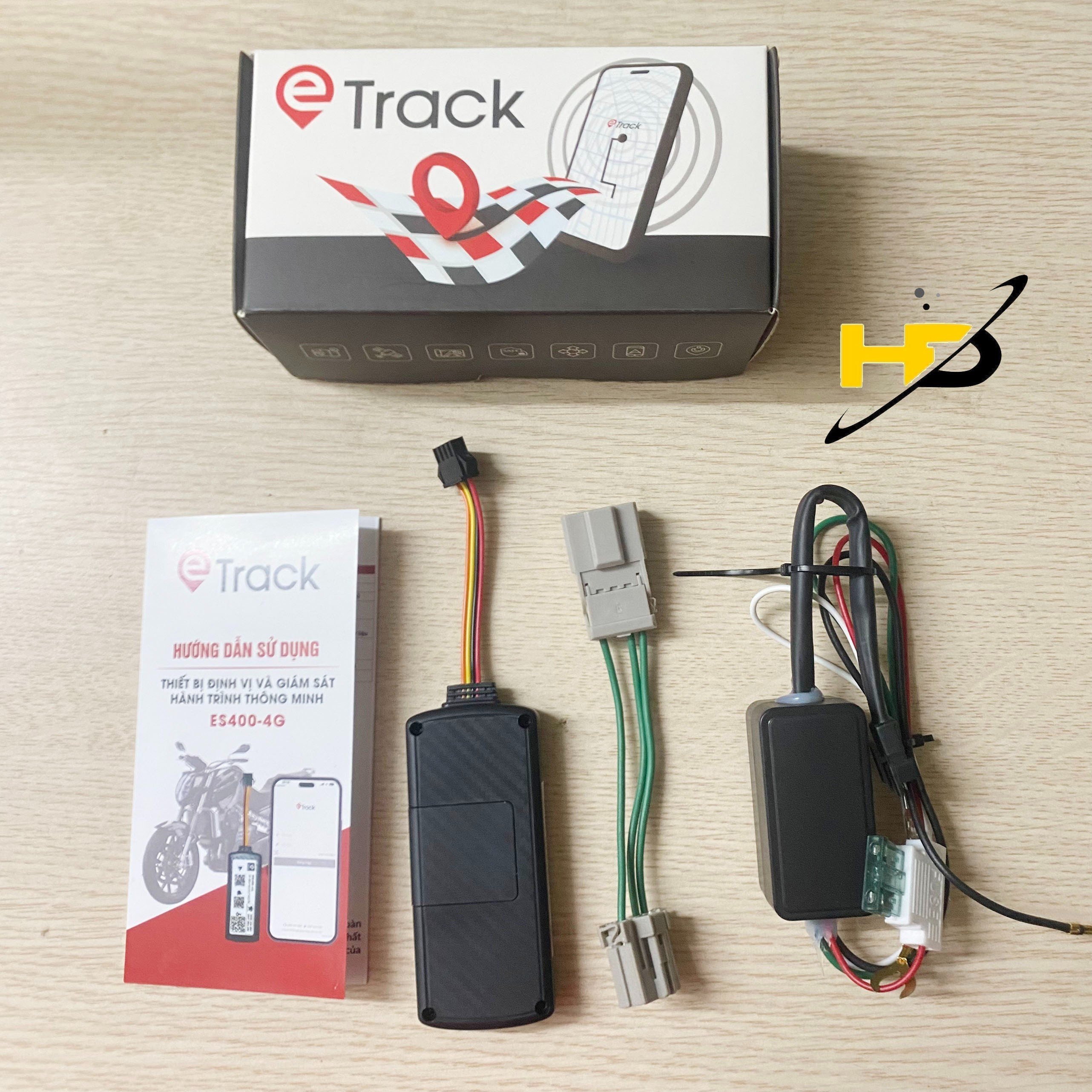 Định Vị GPS eTrack ES400-4G , Định Vị Ô Tô Xe Máy Xe Điện Thông Minh