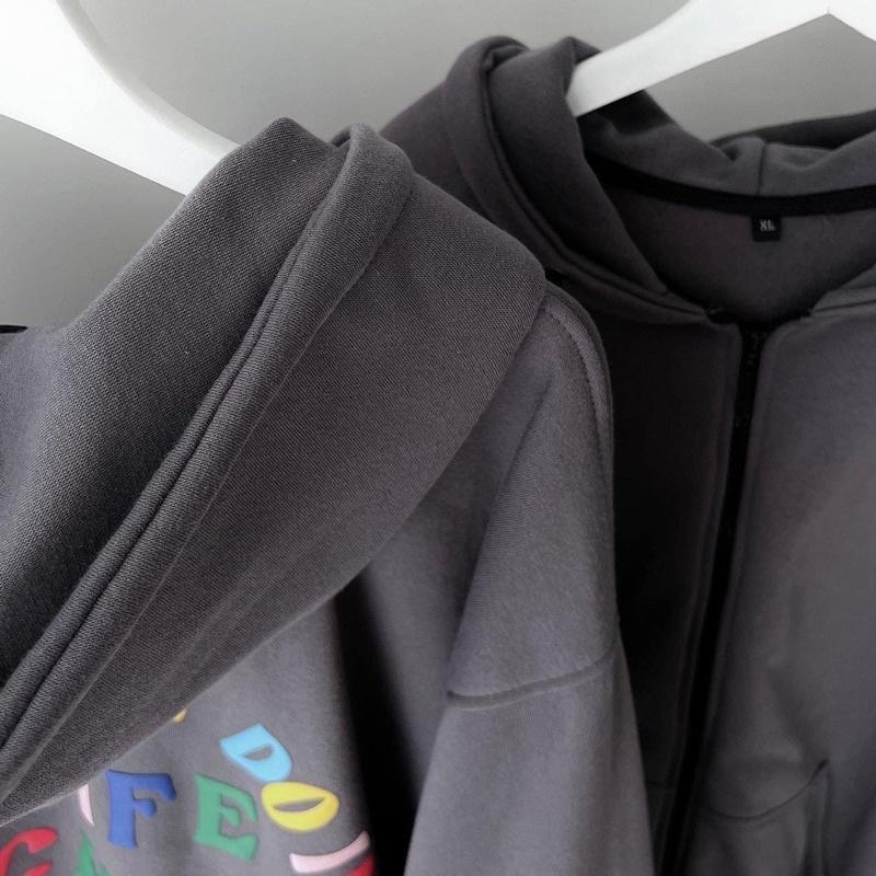 Áo Khoác Form Rộng Zip Kéo CBANA