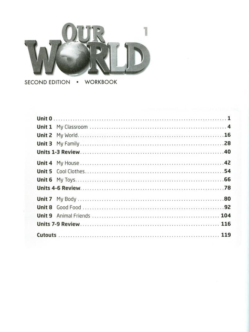 Our World 1 Workbook 2nd Edition (American English)