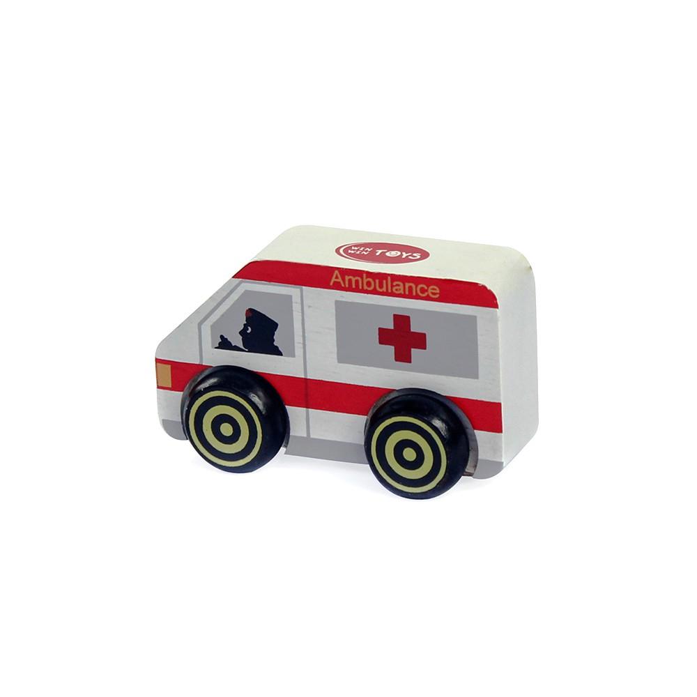 Đồ chơi gỗ Xe cứu thương | Winwintoys 64282 | Phát triển trí tưởng tượng và vận động | Đạt tiêu chuẩn CE và TCVN