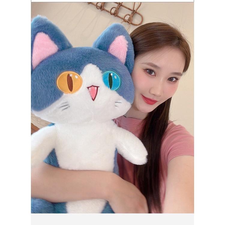 Gấu ôm cá mập mặt mèo cute / Mèo cá mập đủ size, siêu mềm mịn