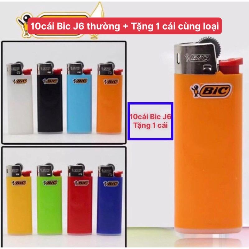 Hộp Quẹt Bic J6 ( 10 cái Bic J6 tặng 1 cái cùng loại và 5 cái tặng khò gỗ tuỳ lựa chọn)