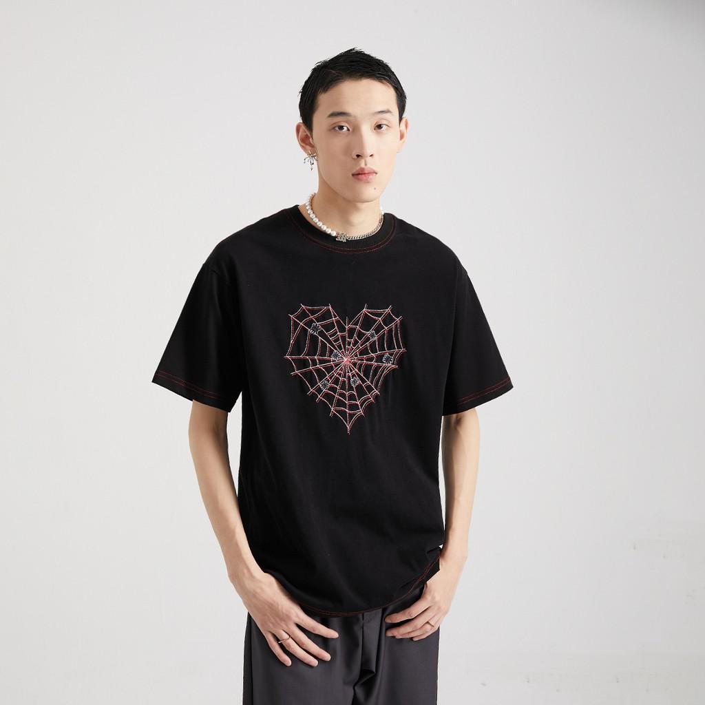 Áo thun web heart wrib 100% cotton