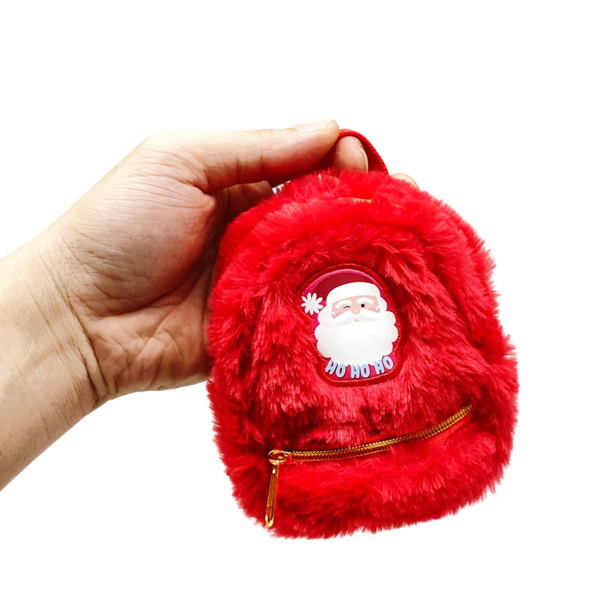 Bóp Viết Mini Giáng Sinh Kèm Sổ Tay Và Bút Bi - MP CH57014 - Màu Đỏ